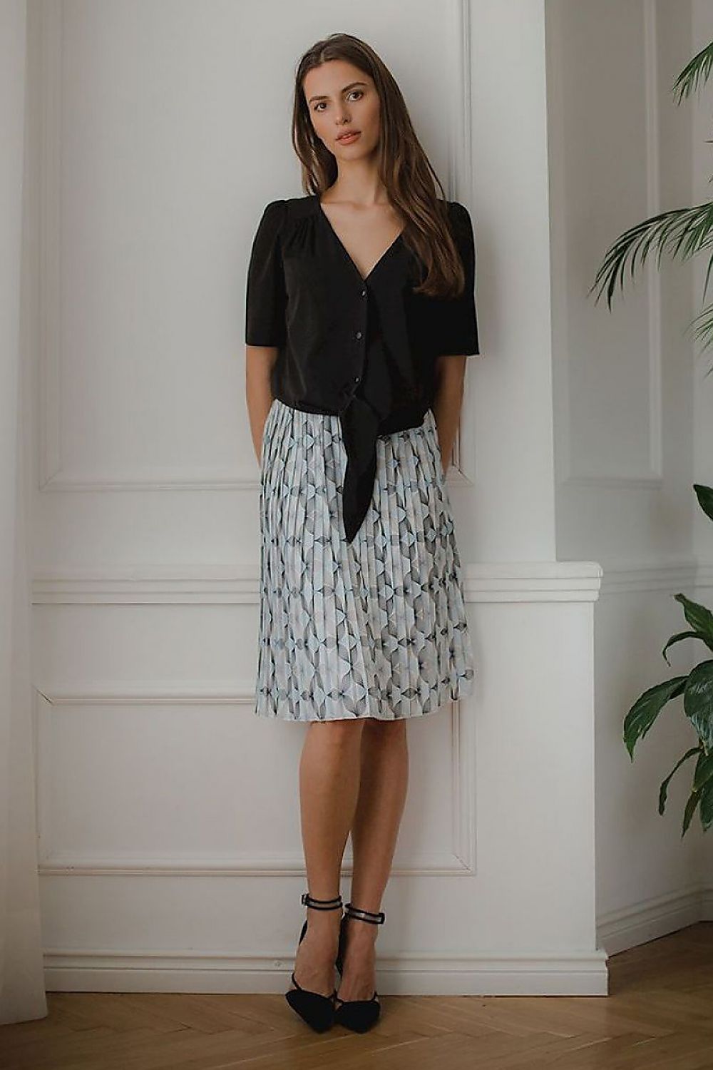 Short simple sleeve shirt Lenitif