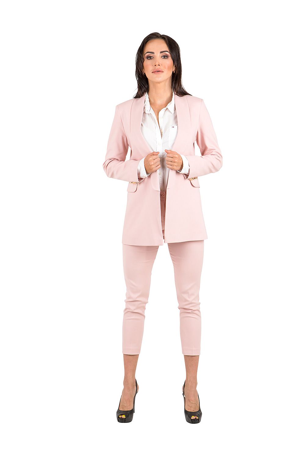 Three Buttons Blazer Jacket Cabba