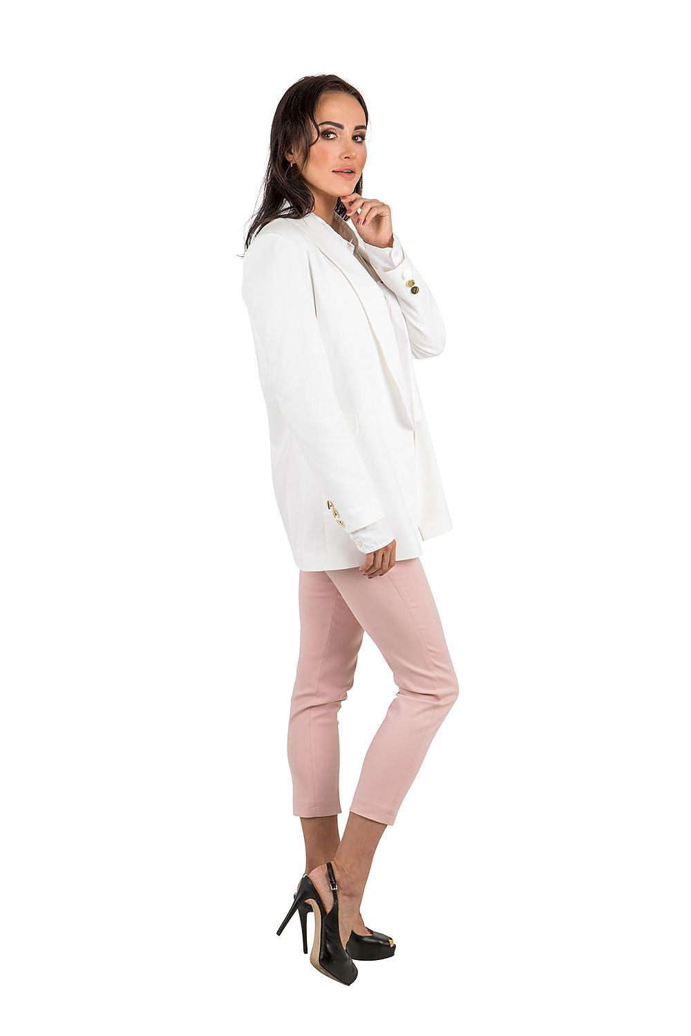 Three Buttons Blazer Jacket Cabba