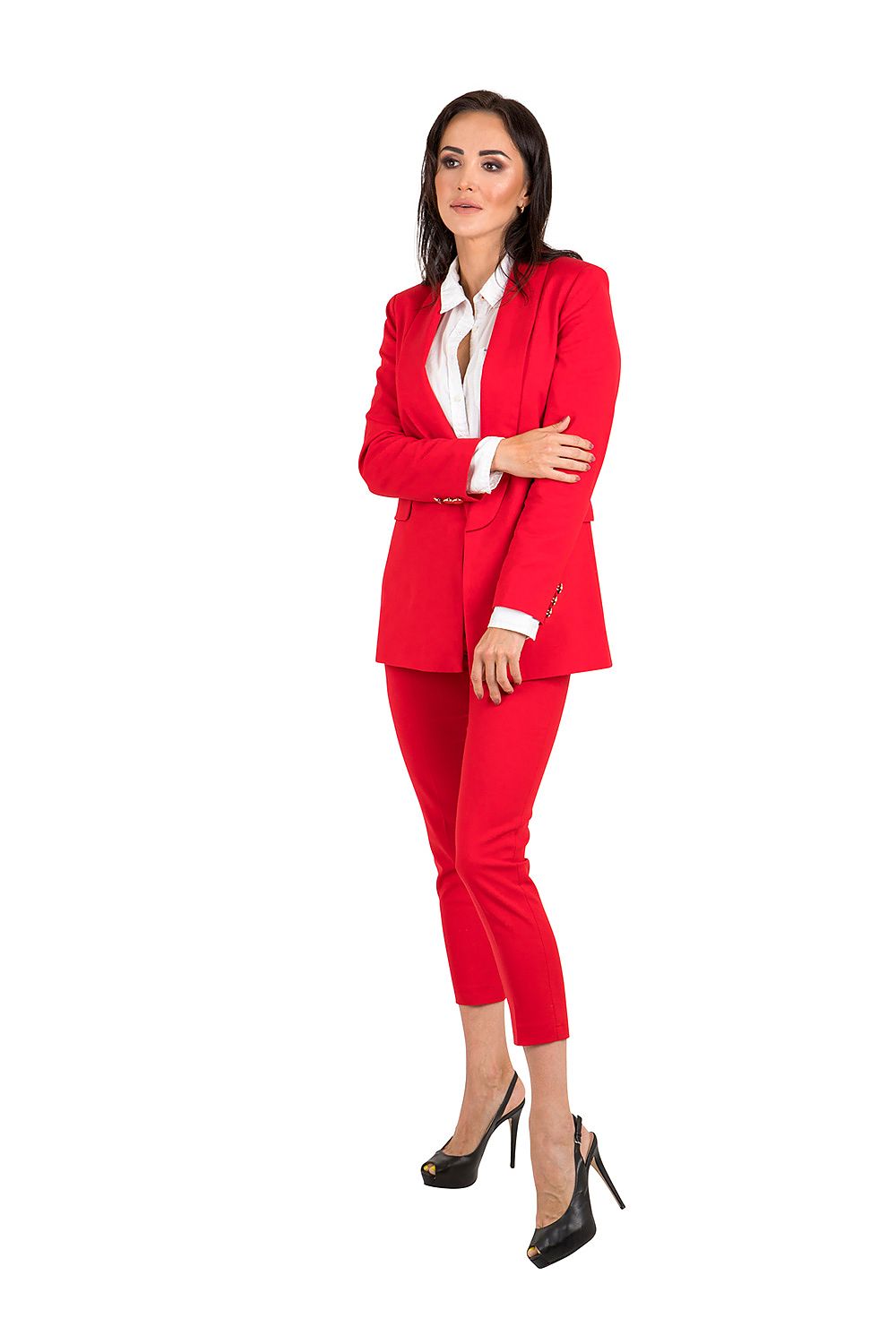 Three Buttons Blazer Jacket Cabba