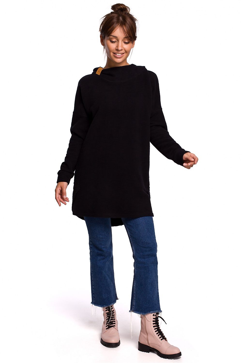 BeWear Long Sweatshirt med hette