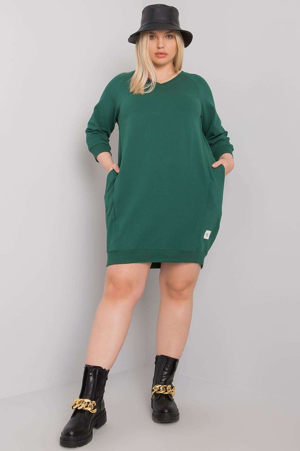 Plus size lang blouse with pockets Relevance