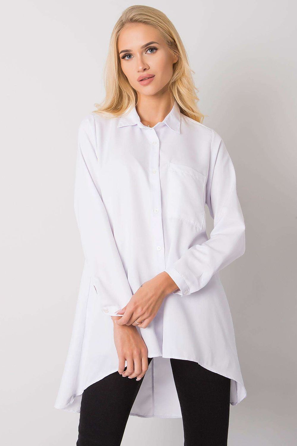 Long sleeve shirt with longer back Ex Moda