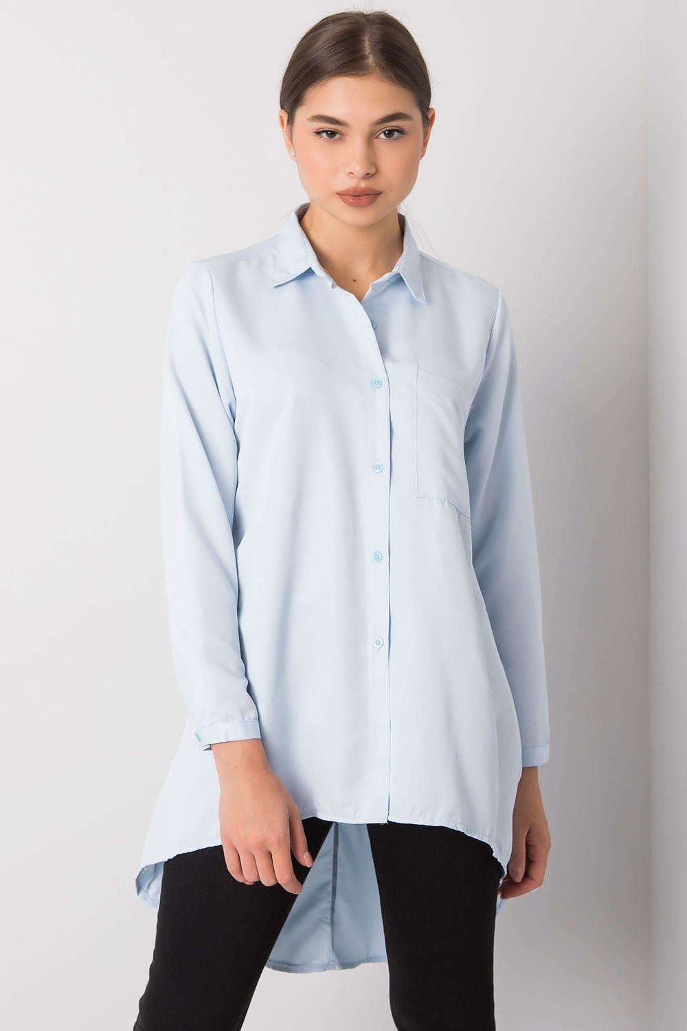 Long sleeve shirt with longer back Ex Moda