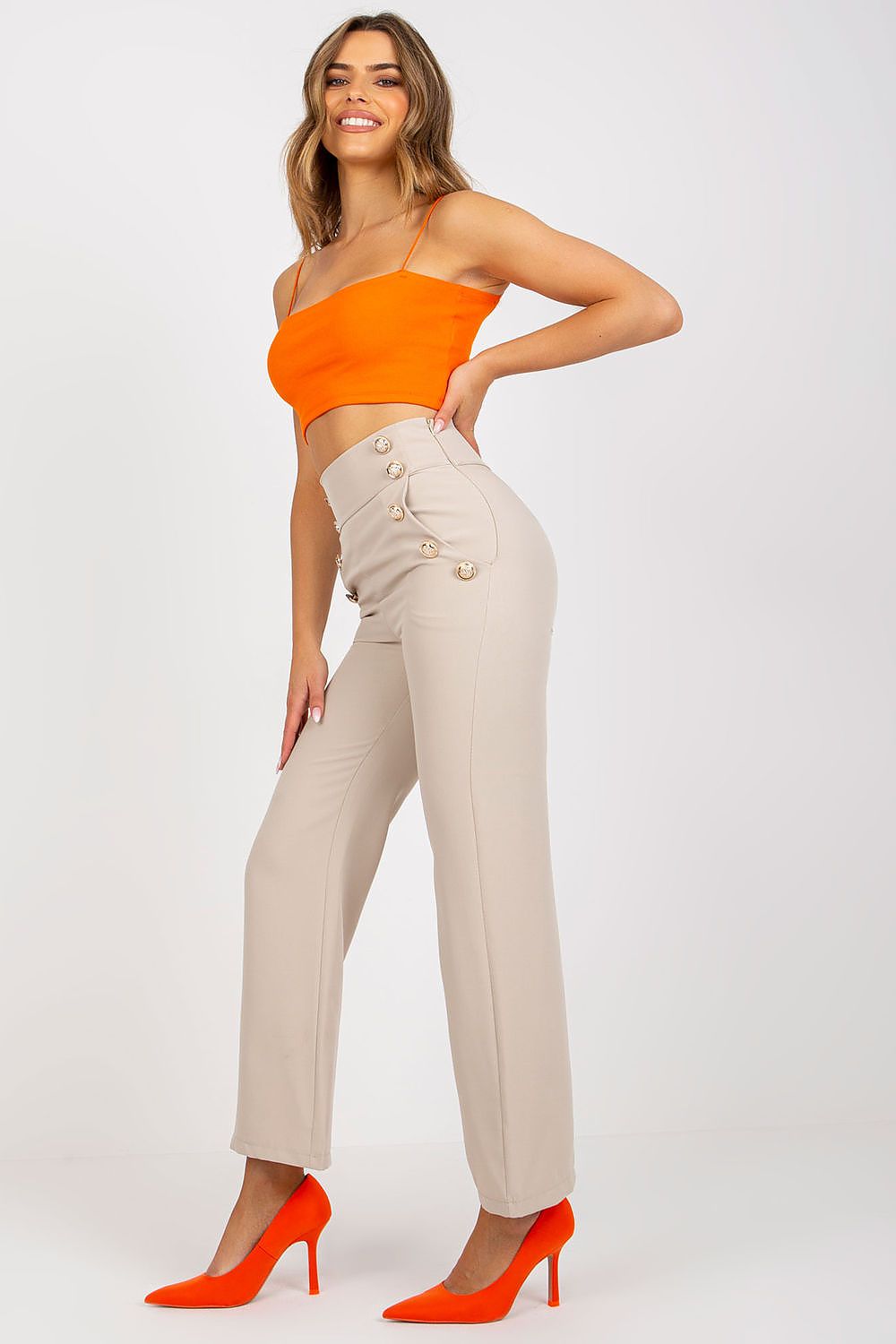 Chic High-Midje Bukser