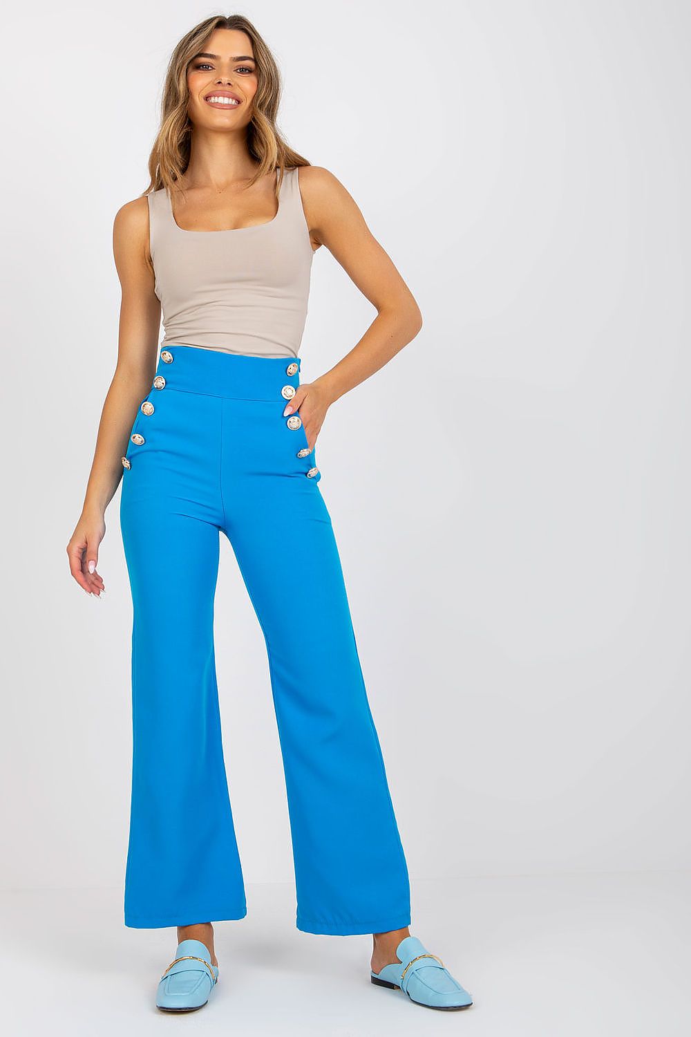 Chic High-Midje Bukser