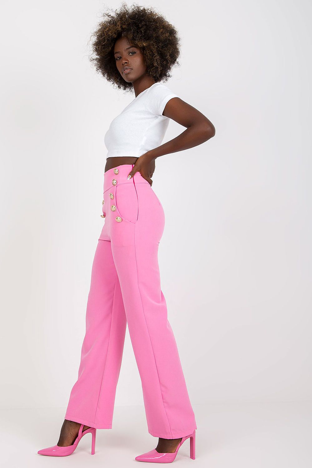 Chic High-Midje Bukser