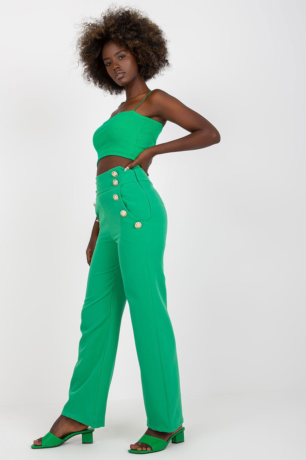 Chic High-Midje Bukser
