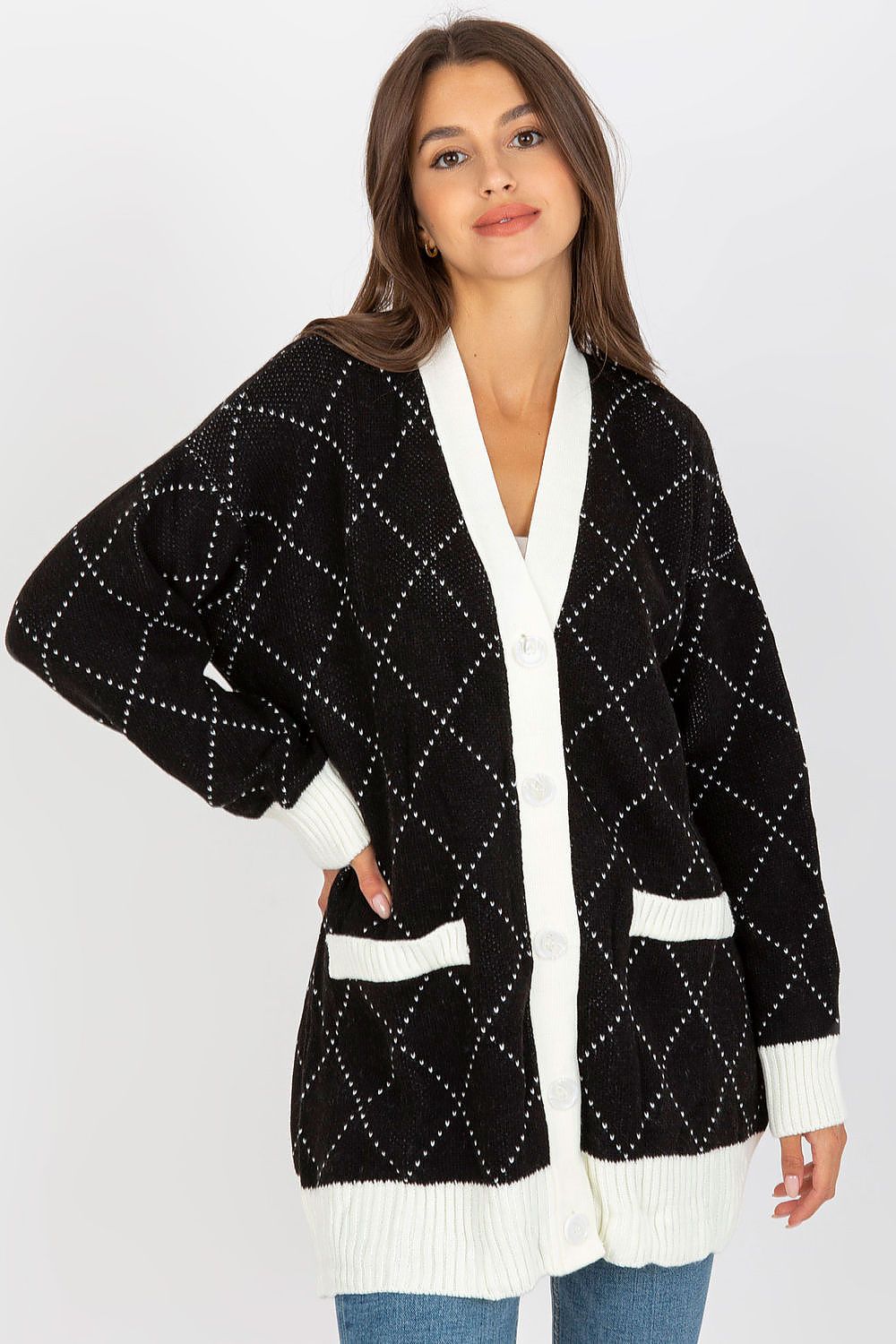 Cardigan with Sides Pockets Rue Paris