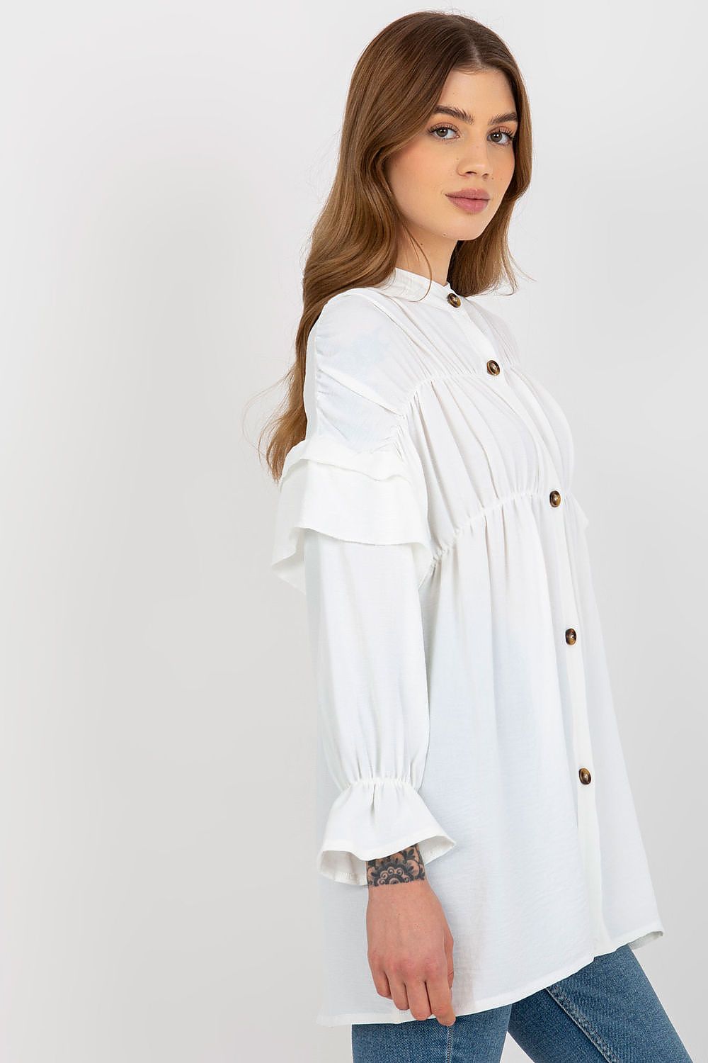 Long sleeve shirt with button-down Och Bella