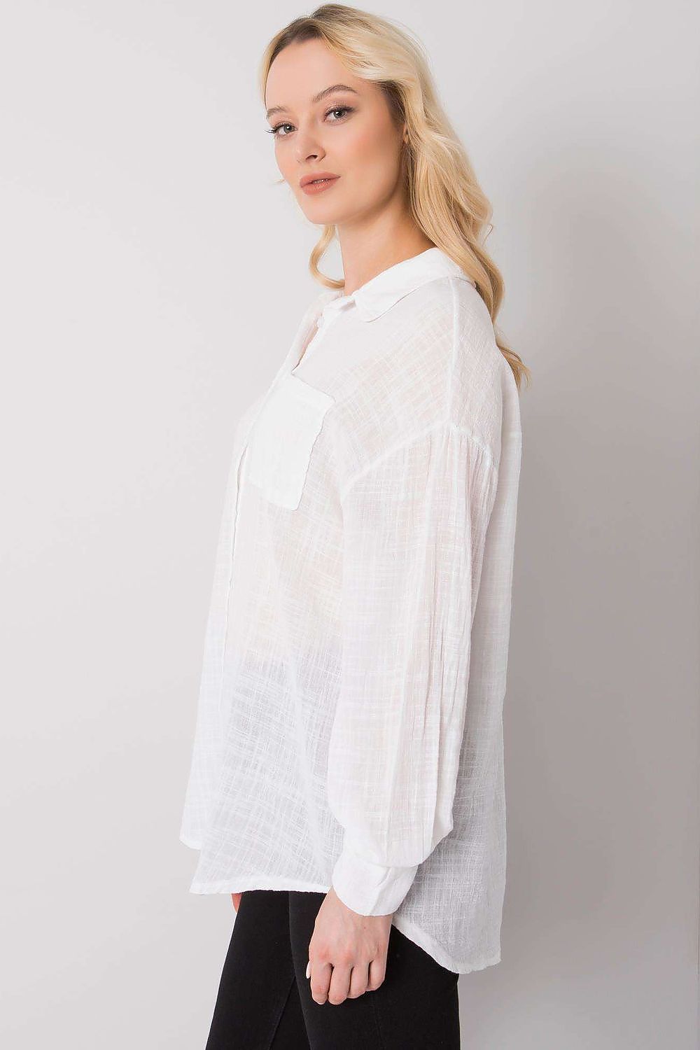 Long sleeve shirt with Sewn-on pocket Och Bella