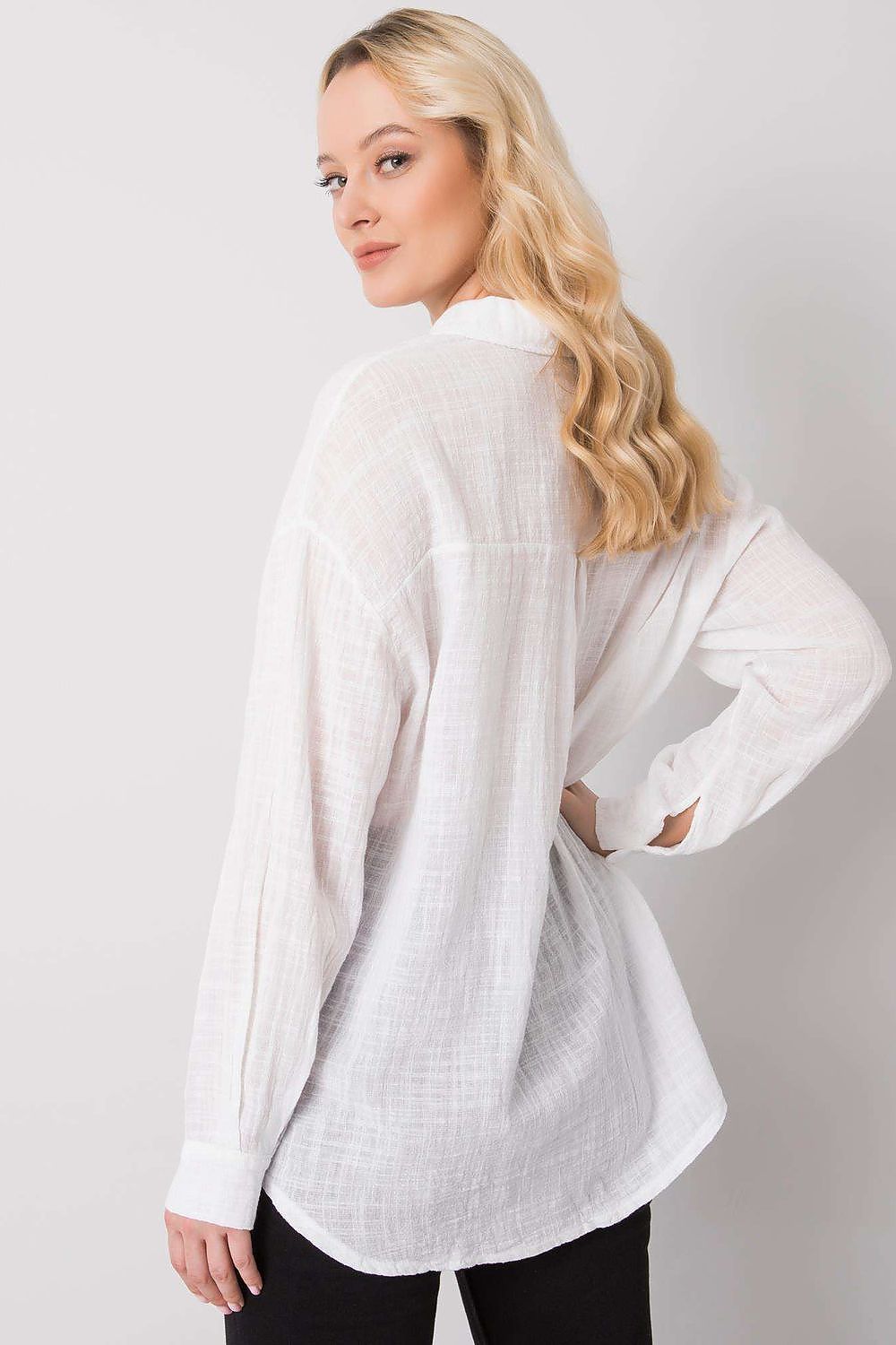 Long sleeve shirt with Sewn-on pocket Och Bella