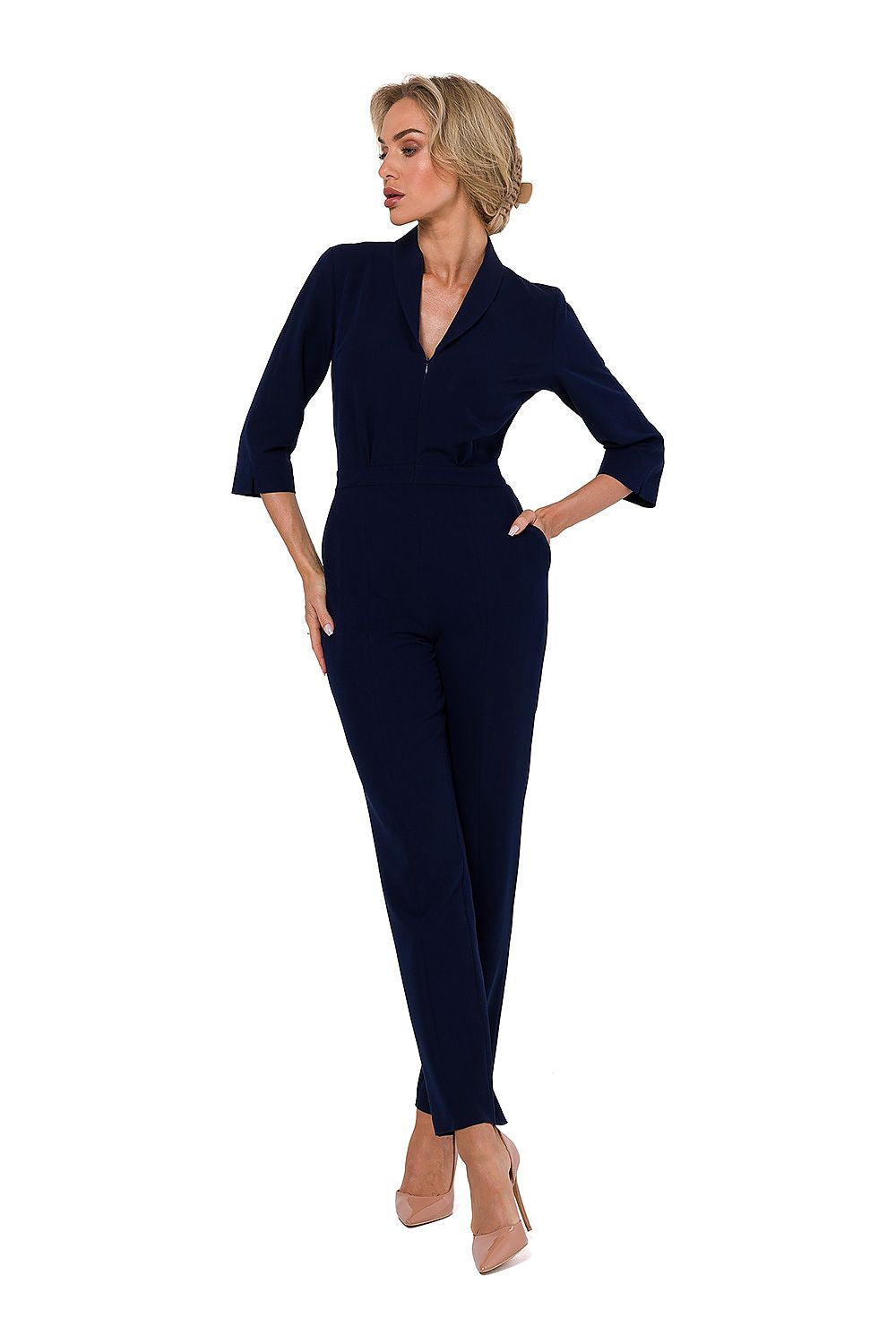 3/4-ermer Jumpsuit - Moe