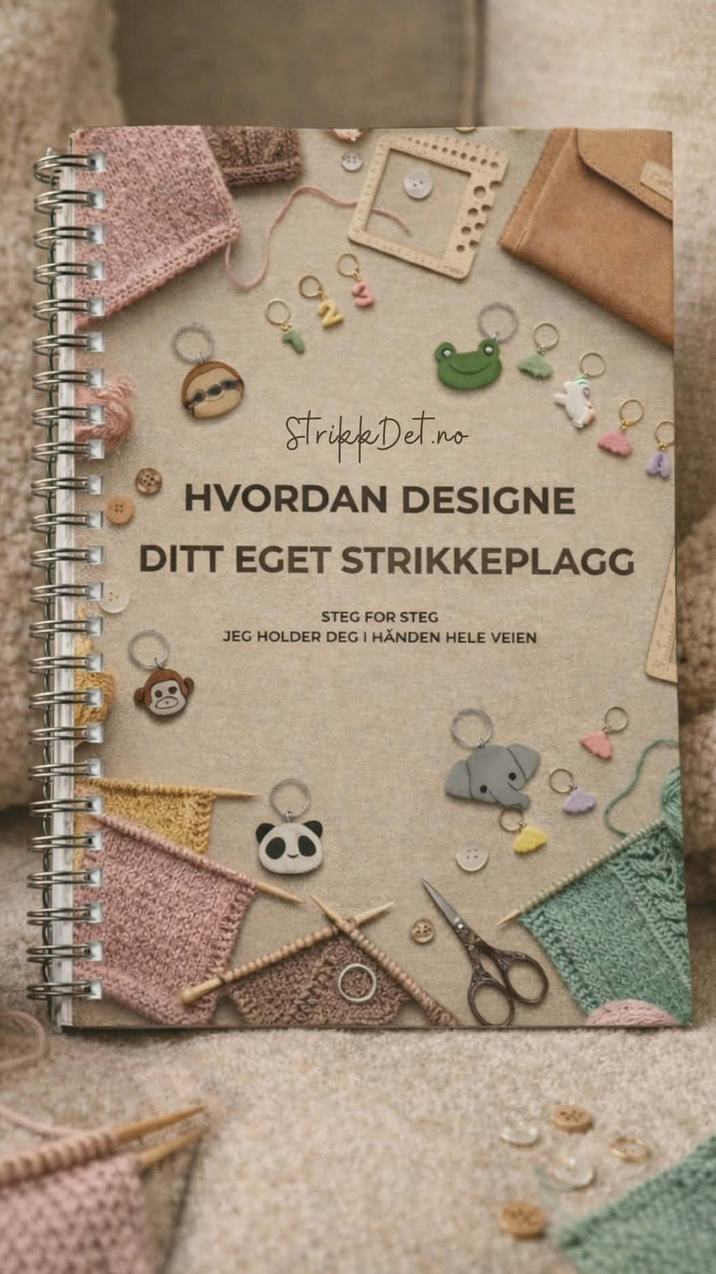 (FORHÅNDSBESTILLING) Strikkehefte "Hvordan designe ditt eget strikkeplagg"