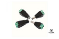 Fluxa 1 par (1 stk han + 1 stk hun) DC-tilkoblingskontakter – 5,5 mm x 2,1 mm Hann til Hunn | For 5V / 12V DC-strøm