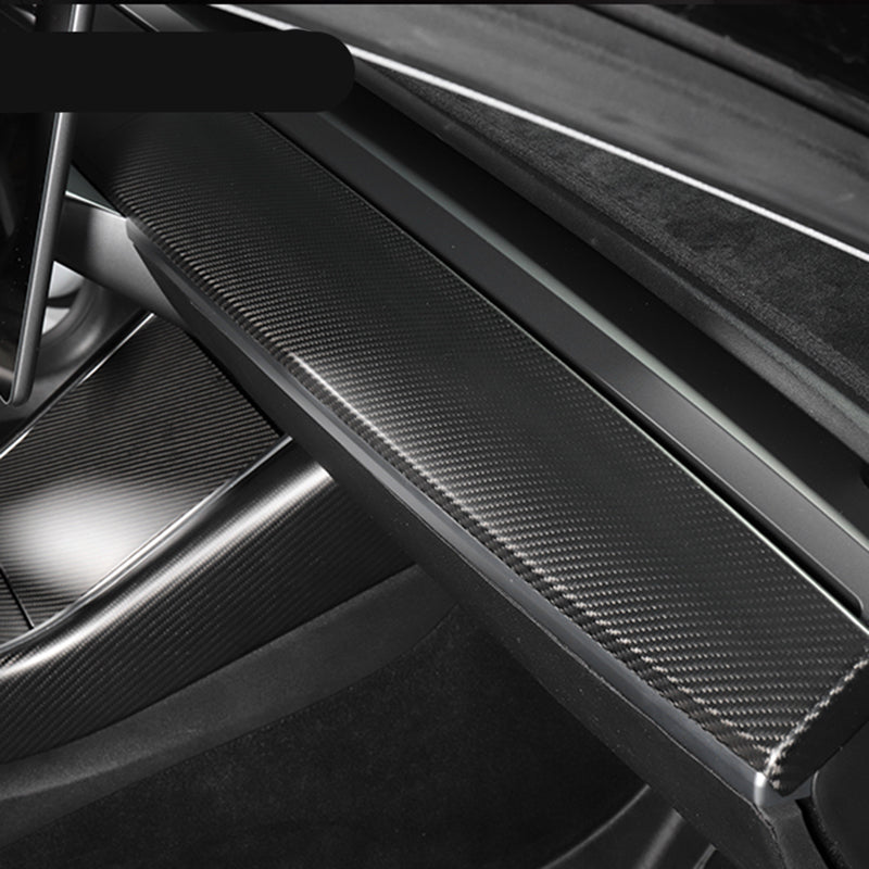 Ekte karbonfiber - Deksel til dashbord for Model 3 2021-2023/Model Y 2021-2024