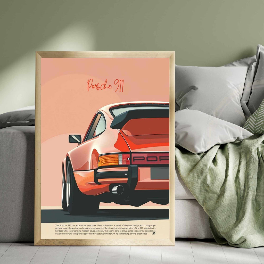 Affiche Porsche 911 | impression Porsche 911  | Impression voiture mythique