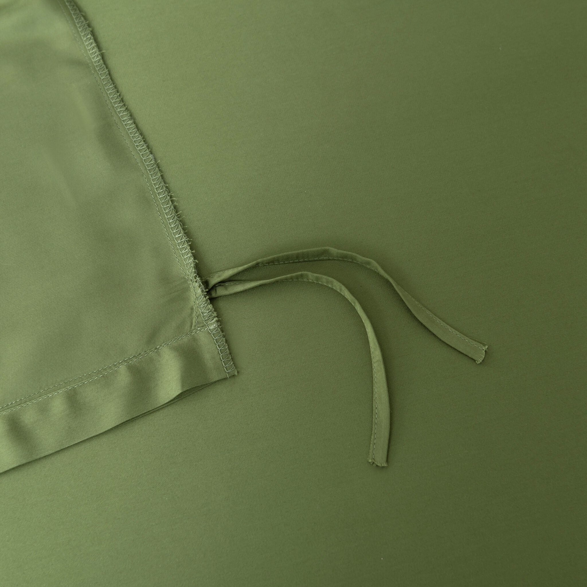 Bambus sengetøysett Mørk Grønn (Deep Moss) M 200x220 cm – Premium