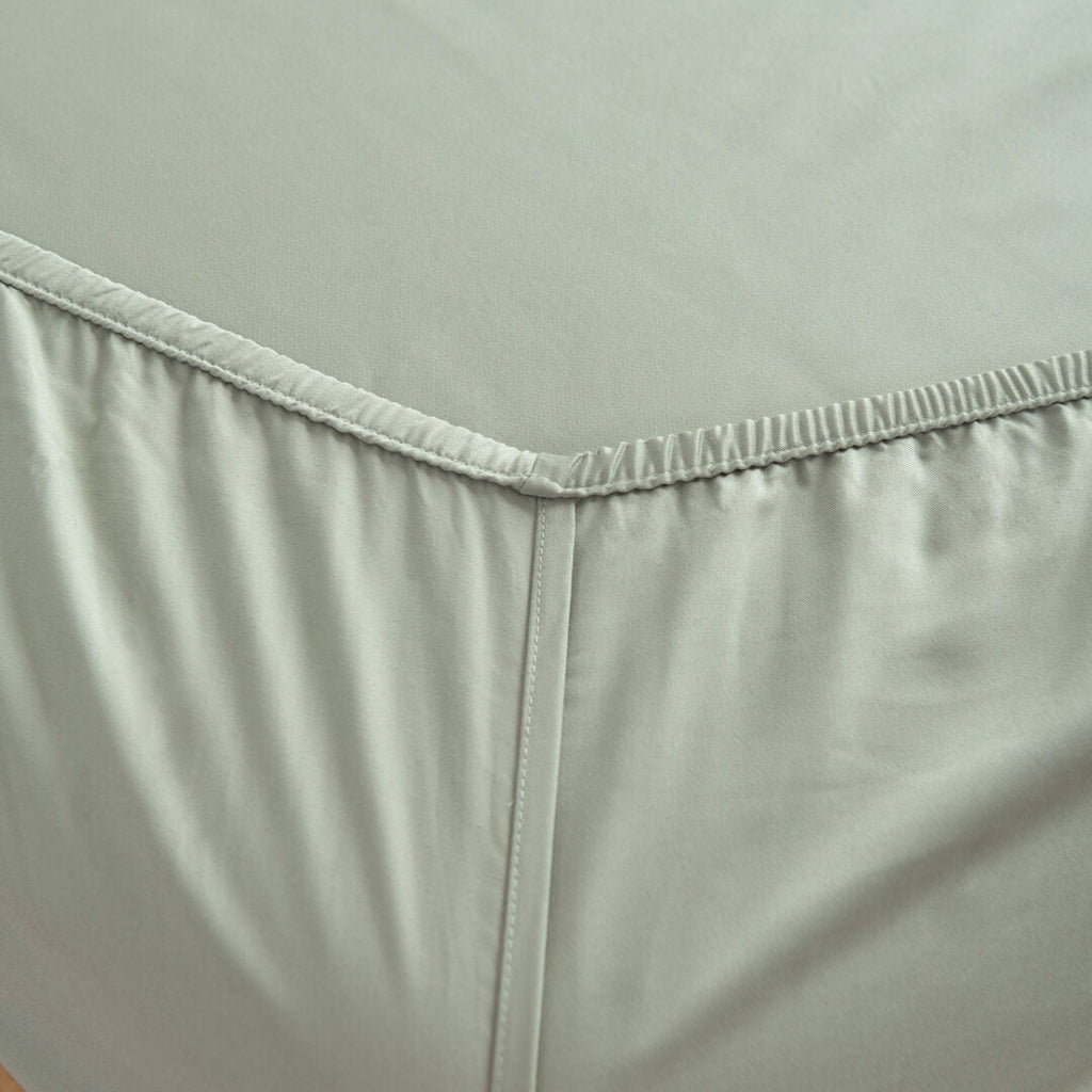 Bambus Topper Laken – Premium – Salviegrønn (Sage Green)