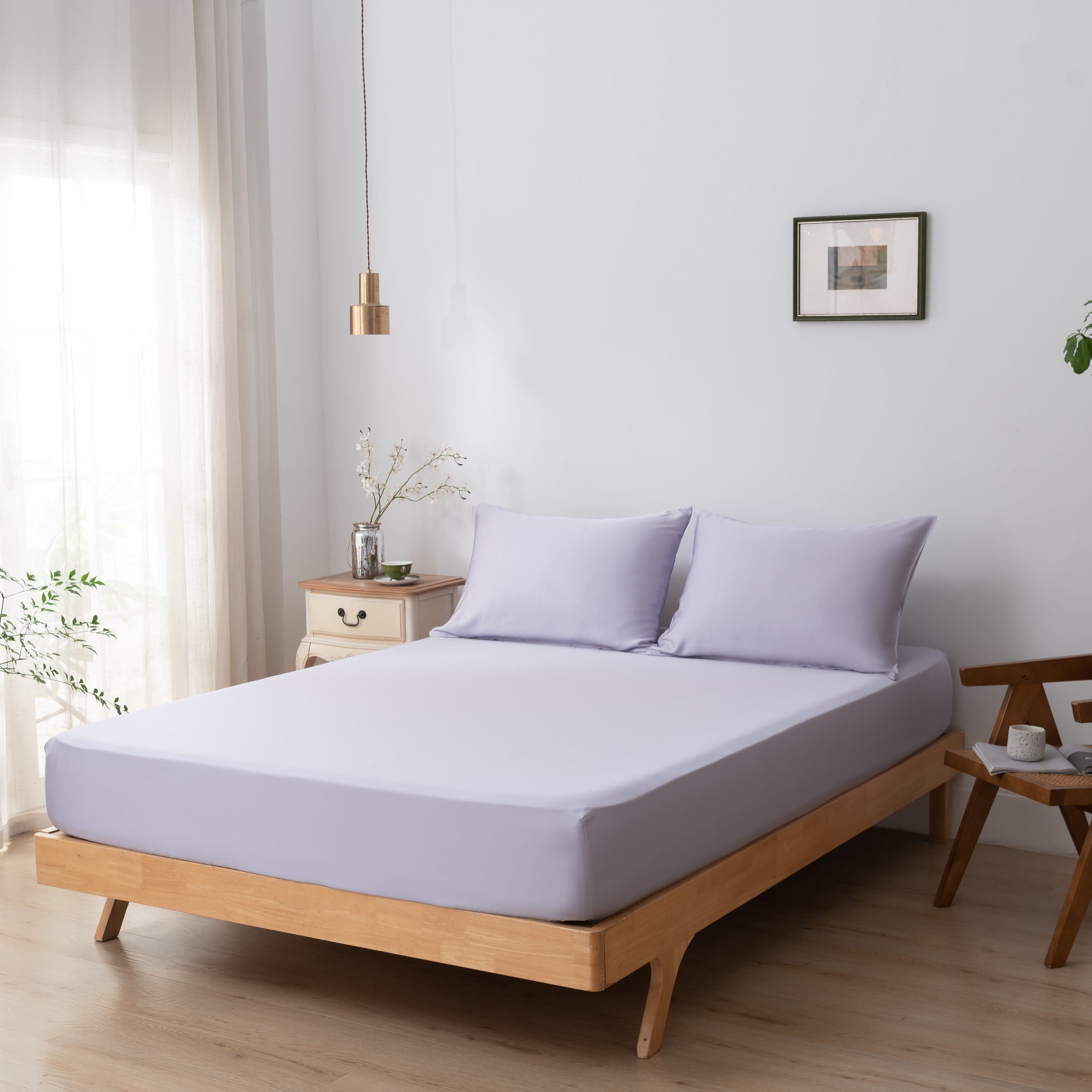 Bambus putetrekk – Premium – Dus lilla / Lavender Mist