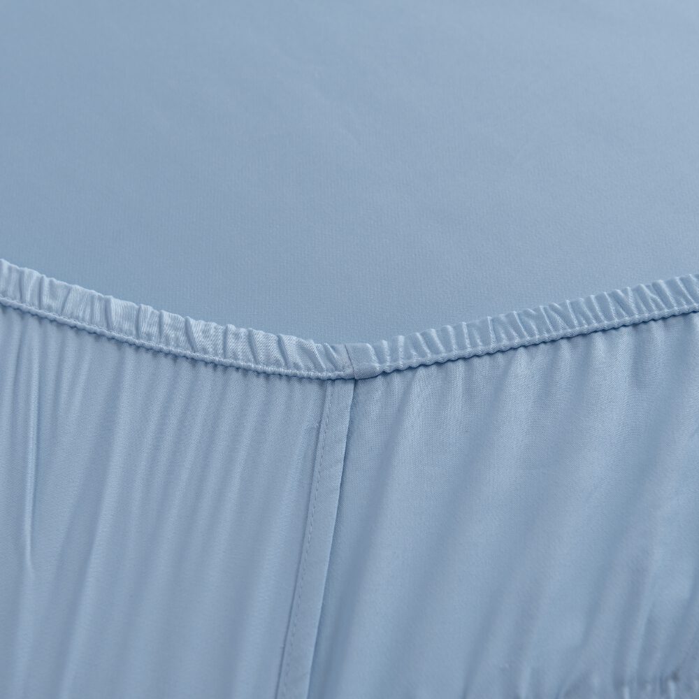 Bambus sengetøysett – Dynetrekk 140x220 cm – Himmelblå
