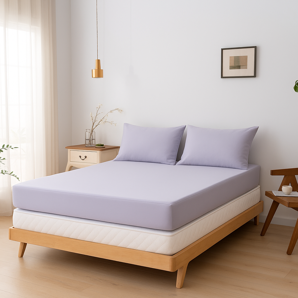 Bambus Overmadrasslaken – Premium – Dus Lilla (Lavender Mist)
