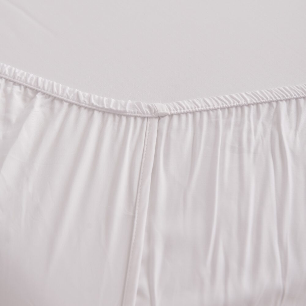 Bambus Sengetøysett XL – Dynetrekk 240x220 cm – Kremhvit