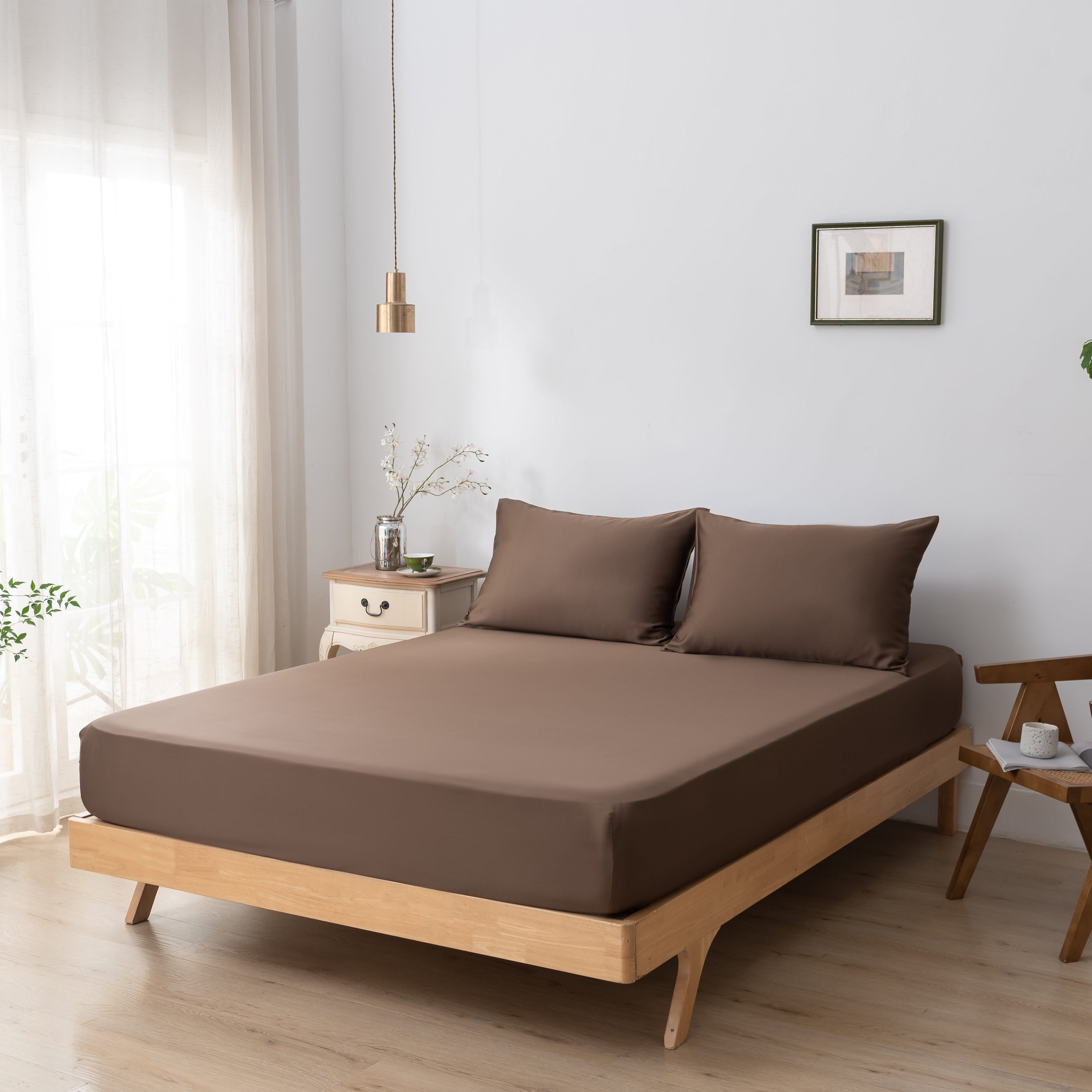 Bambus putetrekk – Premium – Mokkabrun (Coffee Brown)