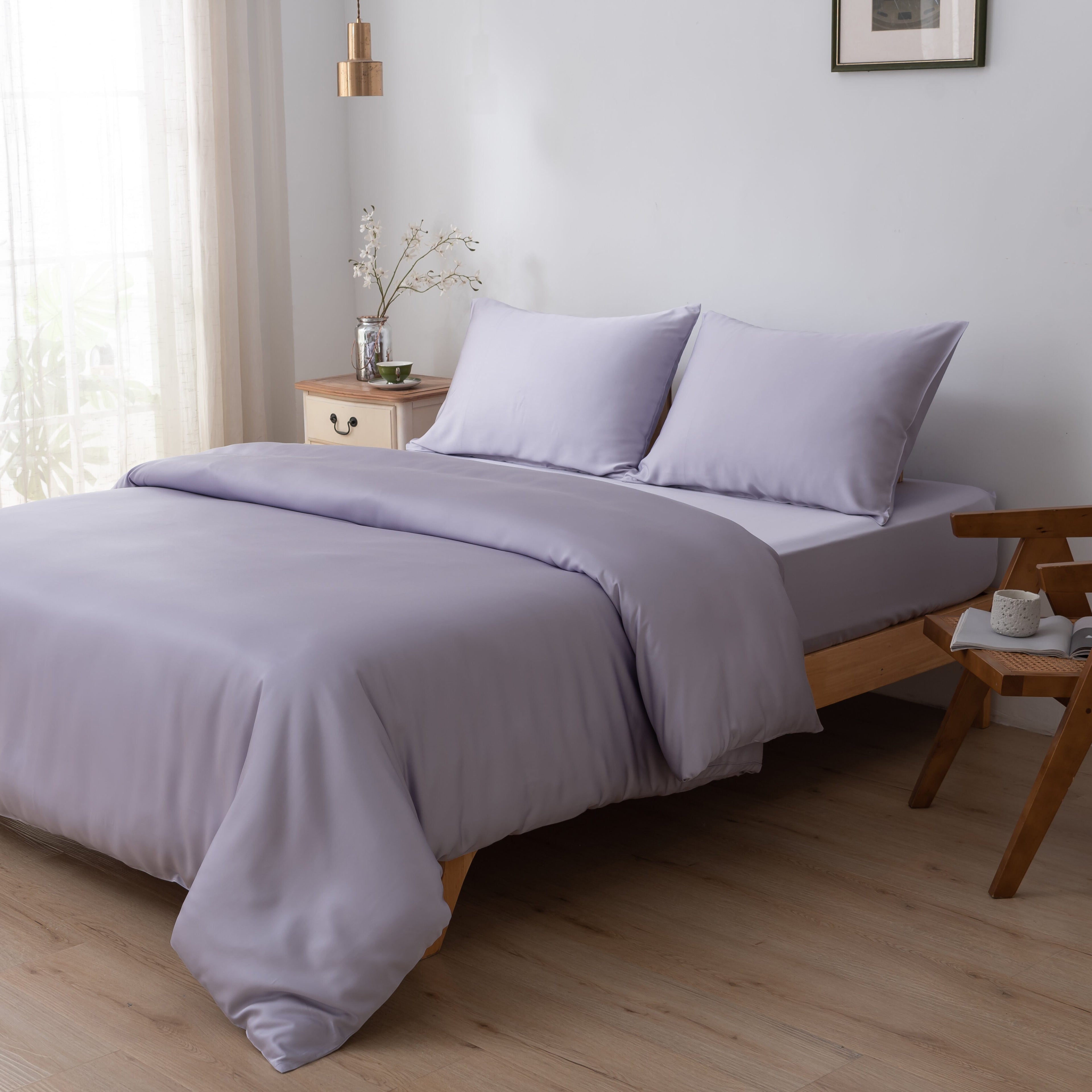 Bambus putetrekk – Premium – Dus lilla / Lavender Mist
