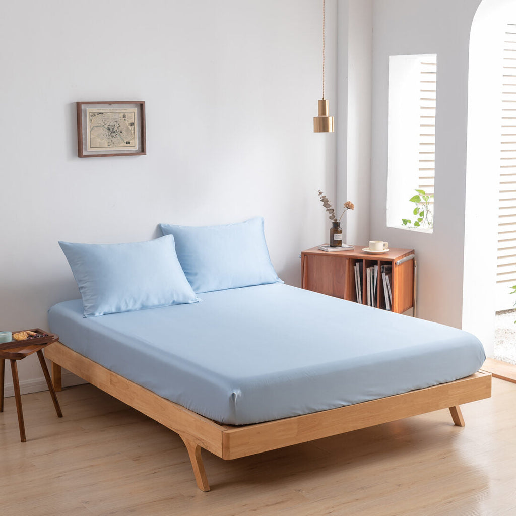 Bambus Laken – Premium – Himmelblå (Sky Blue)