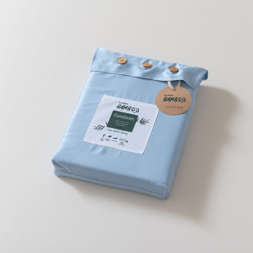 Bambus Laken – Premium – Himmelblå (Sky Blue)