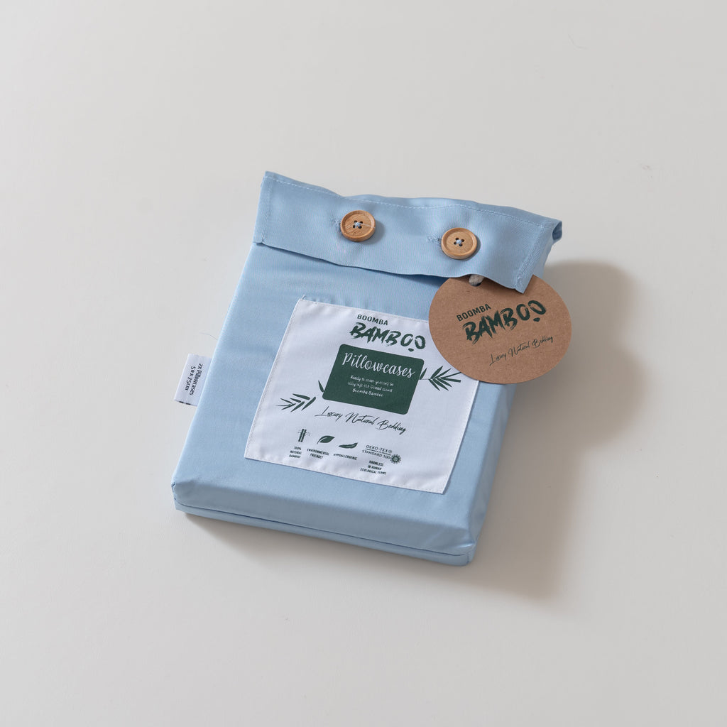 Bambus Putetrekk – Premium – Himmelblå (Sky Blue)