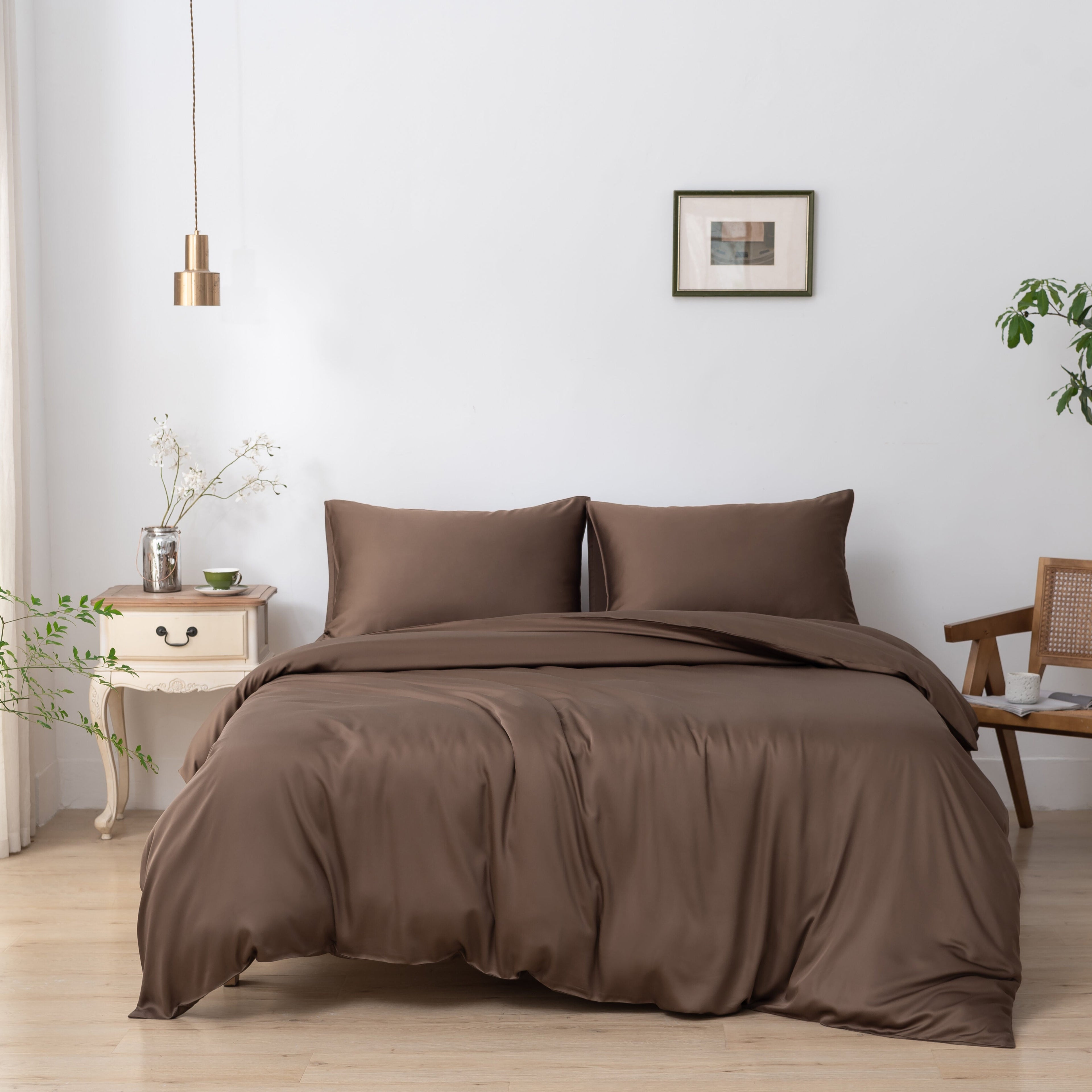 Bambus Dynetrekk – Premium – Mokkabrun (Coffee Brown)