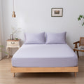 Bambus sengetøysett Lyse Lilla (Lavender Mist) – L Dynetrekk 200x220 cm – (Premium)