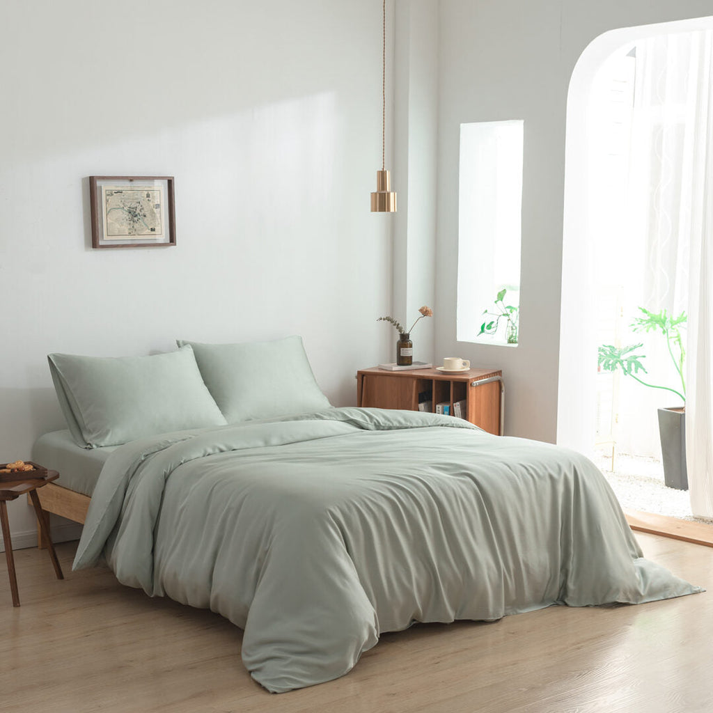 Bambus Dynetrekk – Premium – Salviegrønn (Sage Green)