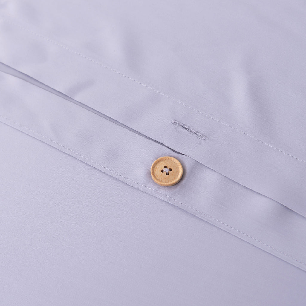 Bambus sengetøysett Lyse Lilla (Lavender Mist) – M- Dynetrekk 140x220 cm – (Premium)