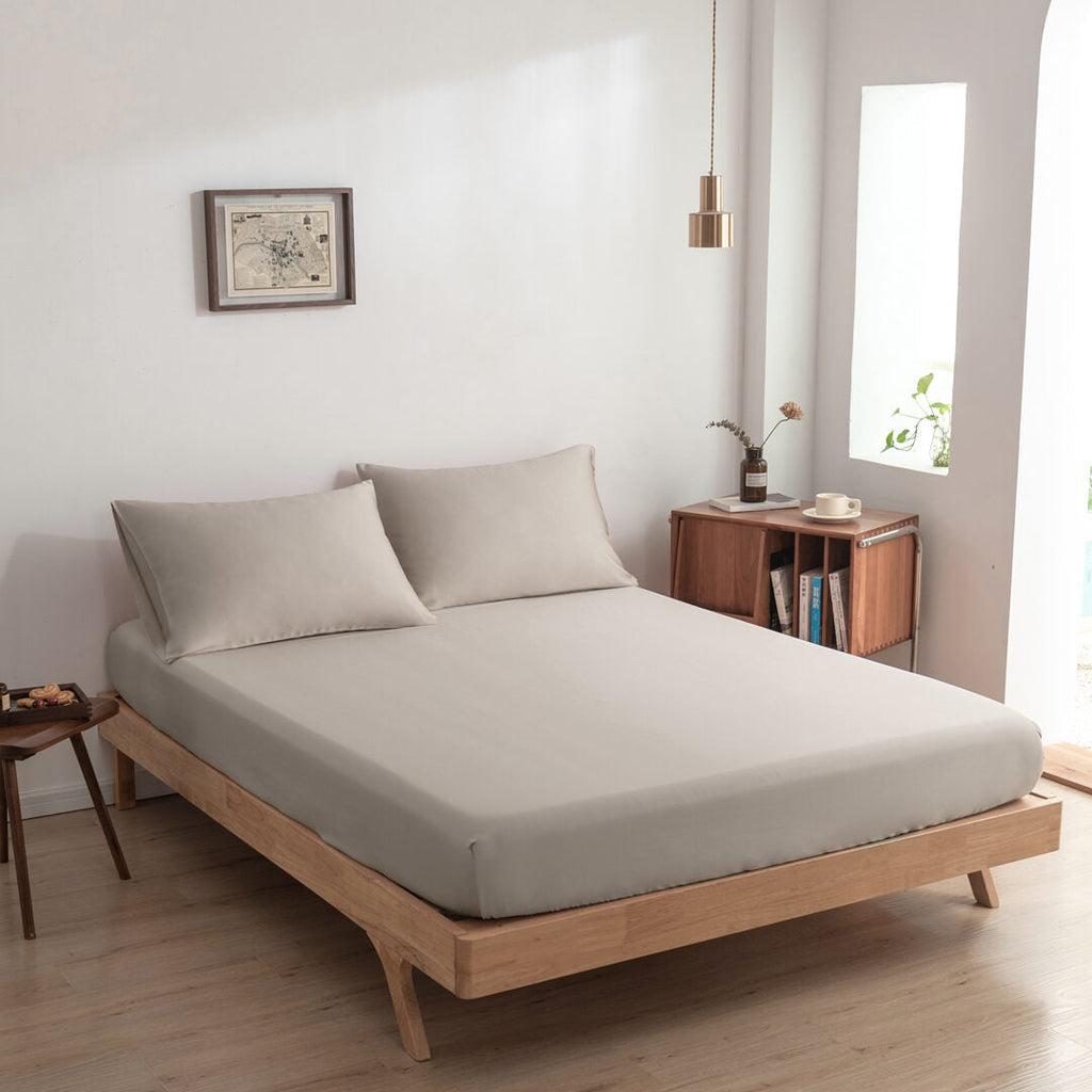 Bambus Laken – Premium – Varm Beige (Soft Taupe)