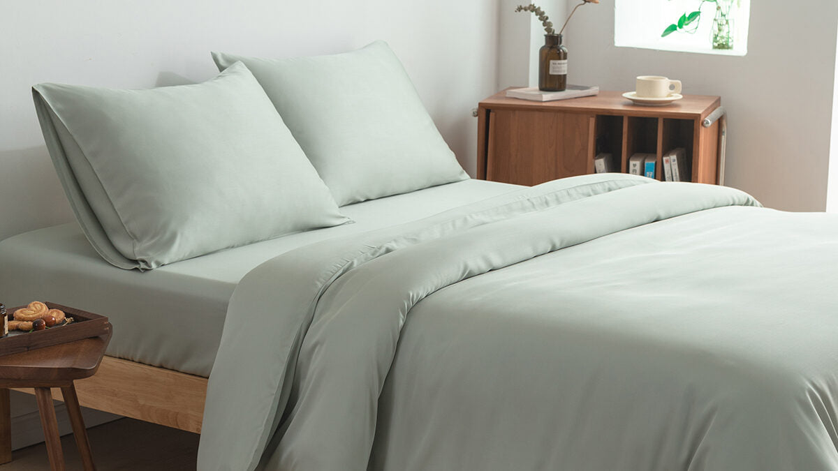 Bambus Putetrekk – Premium – Salviegrønn (Sage Green)