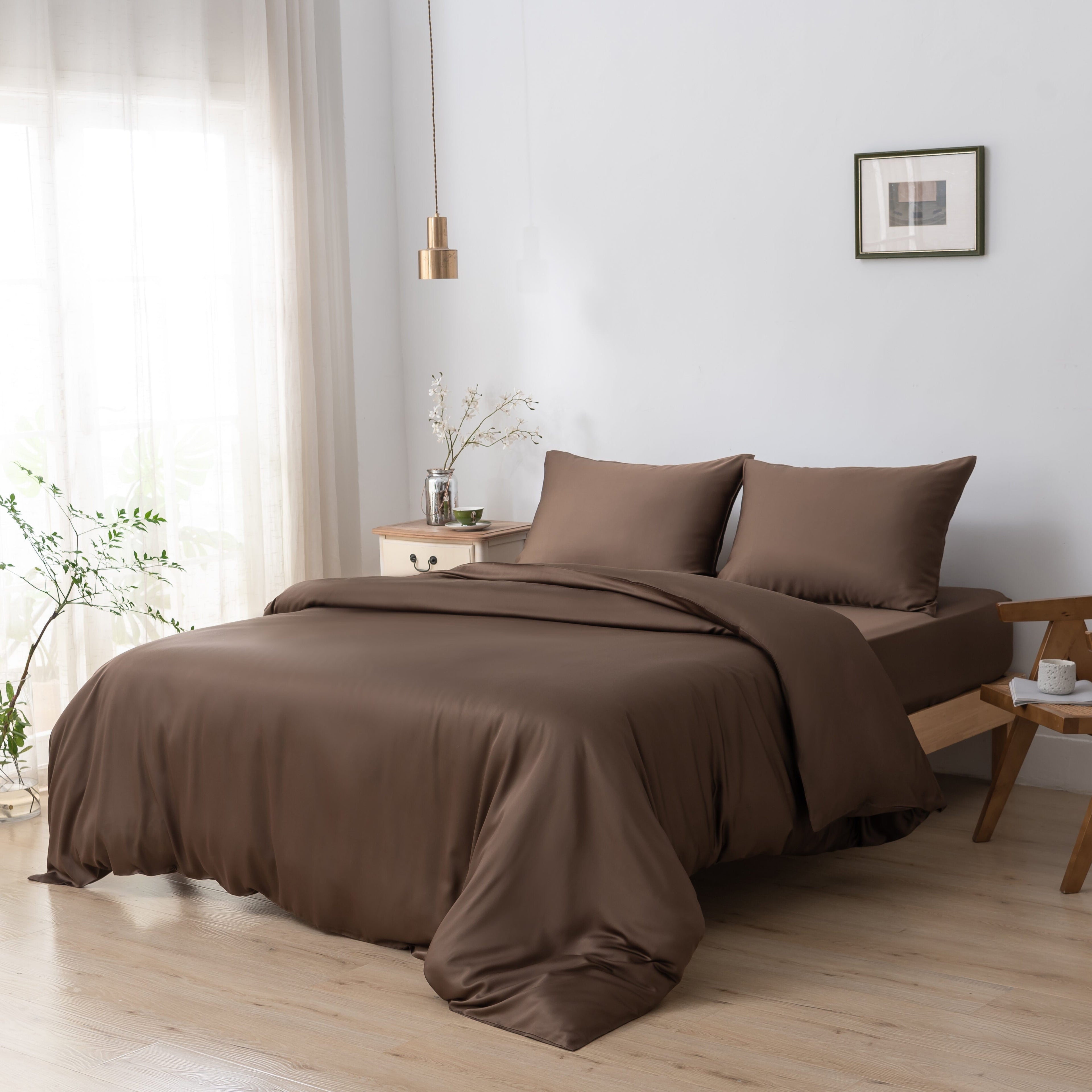 Bambus Dynetrekk – Premium – Mokkabrun (Coffee Brown)