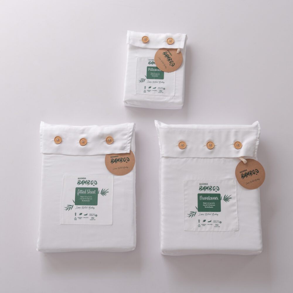 Bambus Dynetrekk – Premium – Kremhvit (Coco White)