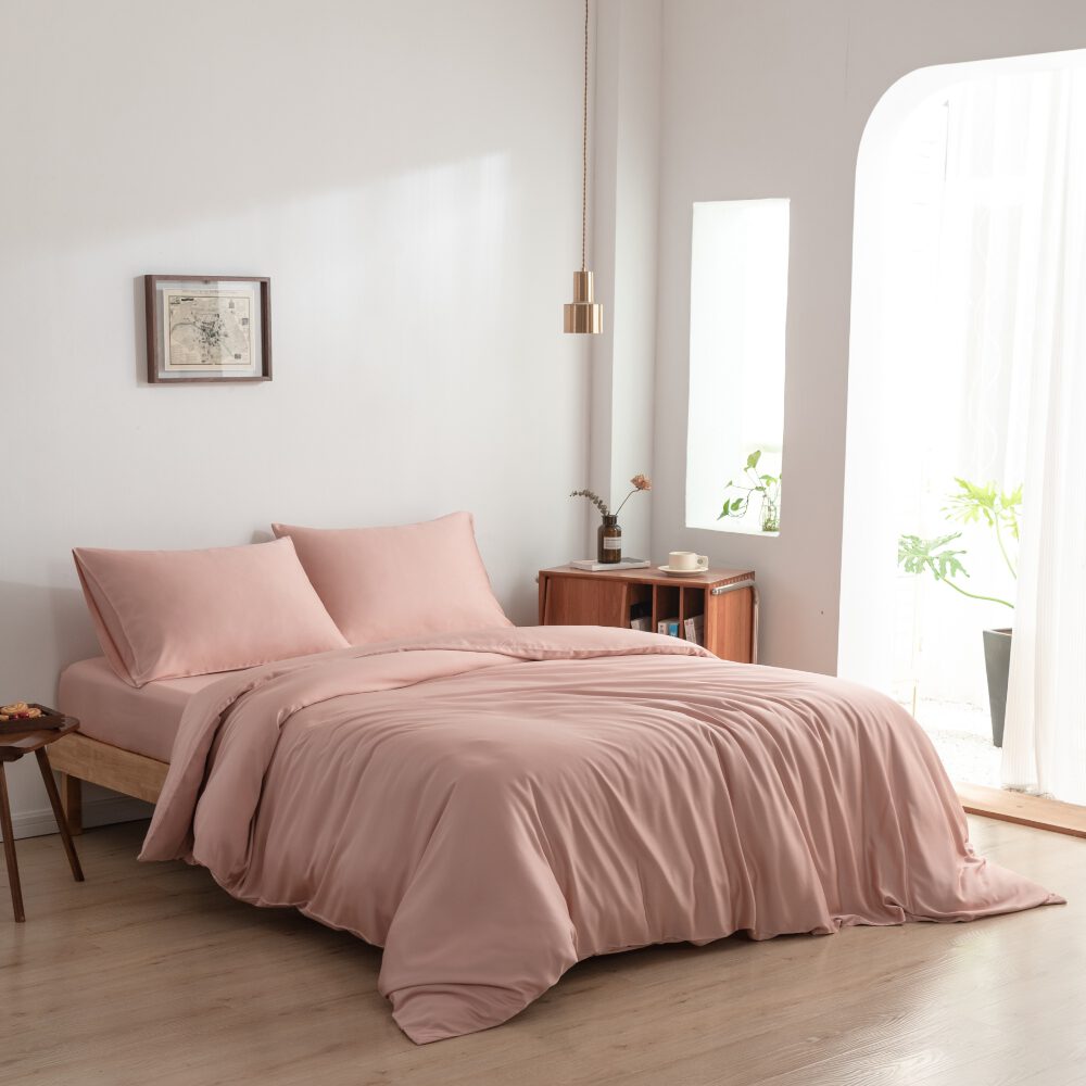 Bambus dynetrekk – Premium – Rosa glød (Cuddle Pink)