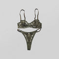 Khaki Lace Lingerie Set