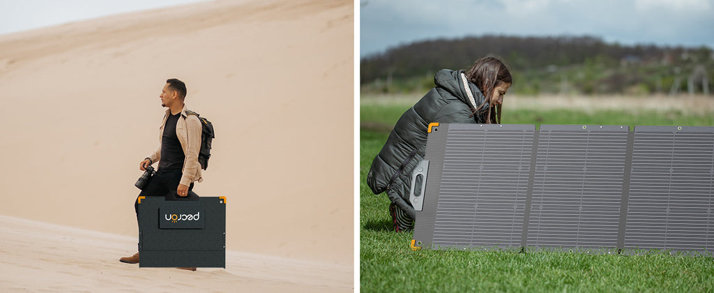 Pecron PV200 – Kraftig, sammenleggbart solcellepanel på 200W