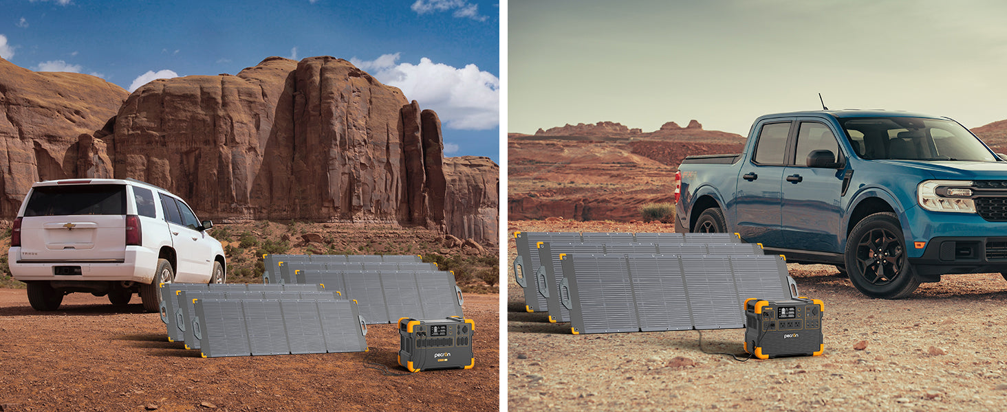 Pecron PV200 – Kraftig, sammenleggbart solcellepanel på 200W