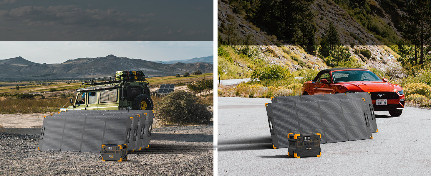 Pecron PV300 – Kraftig, sammenleggbart solcellepanel på 300W