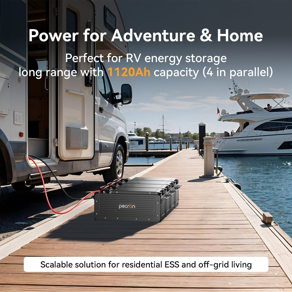 Pecron Apex Pro – Kraftig 12v 200a  Highend LiFePO4-batteri med smartstyring, IP65 og Victron-kompatibilitet