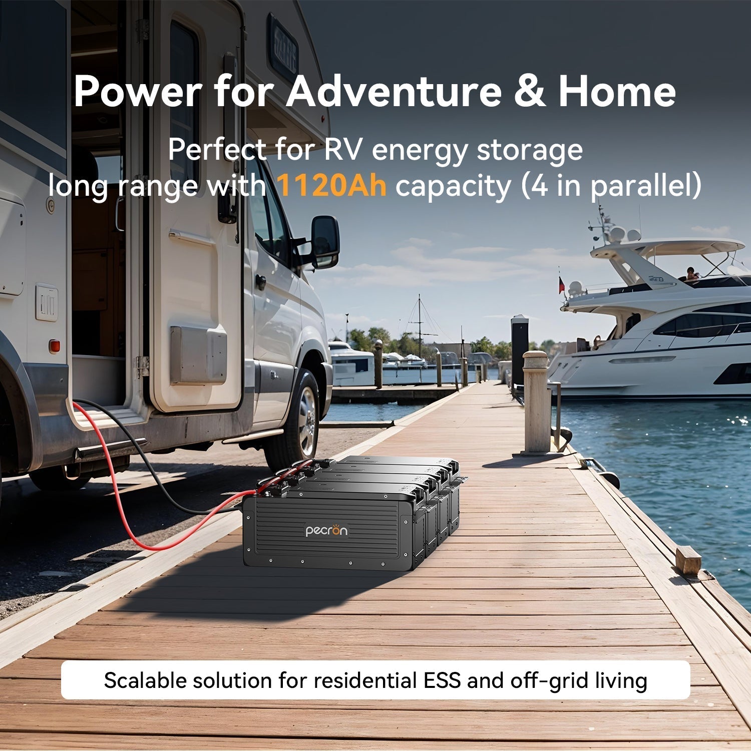 Pecron Apex Pro – Kraftig 12v 200a  Highend LiFePO4-batteri med smartstyring, IP65 og Victron-kompatibilitet