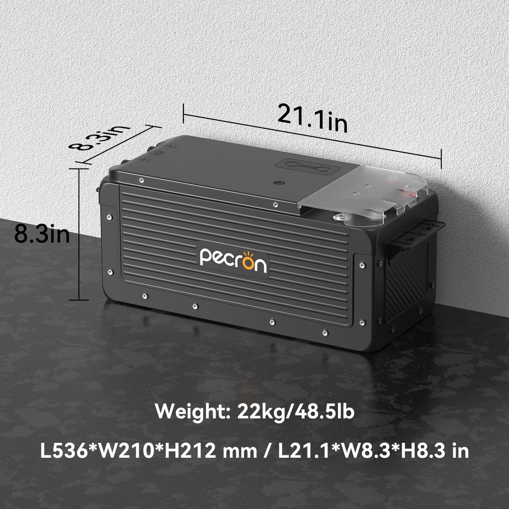 Pecron Apex Pro – Kraftig 12v 200a  Highend LiFePO4-batteri med smartstyring, IP65 og Victron-kompatibilitet
