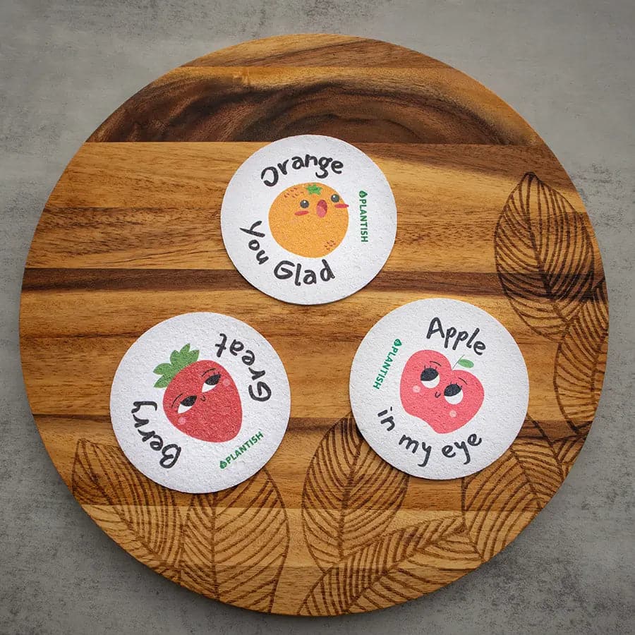 Set of 3 Pep Talk Pop up Sponges