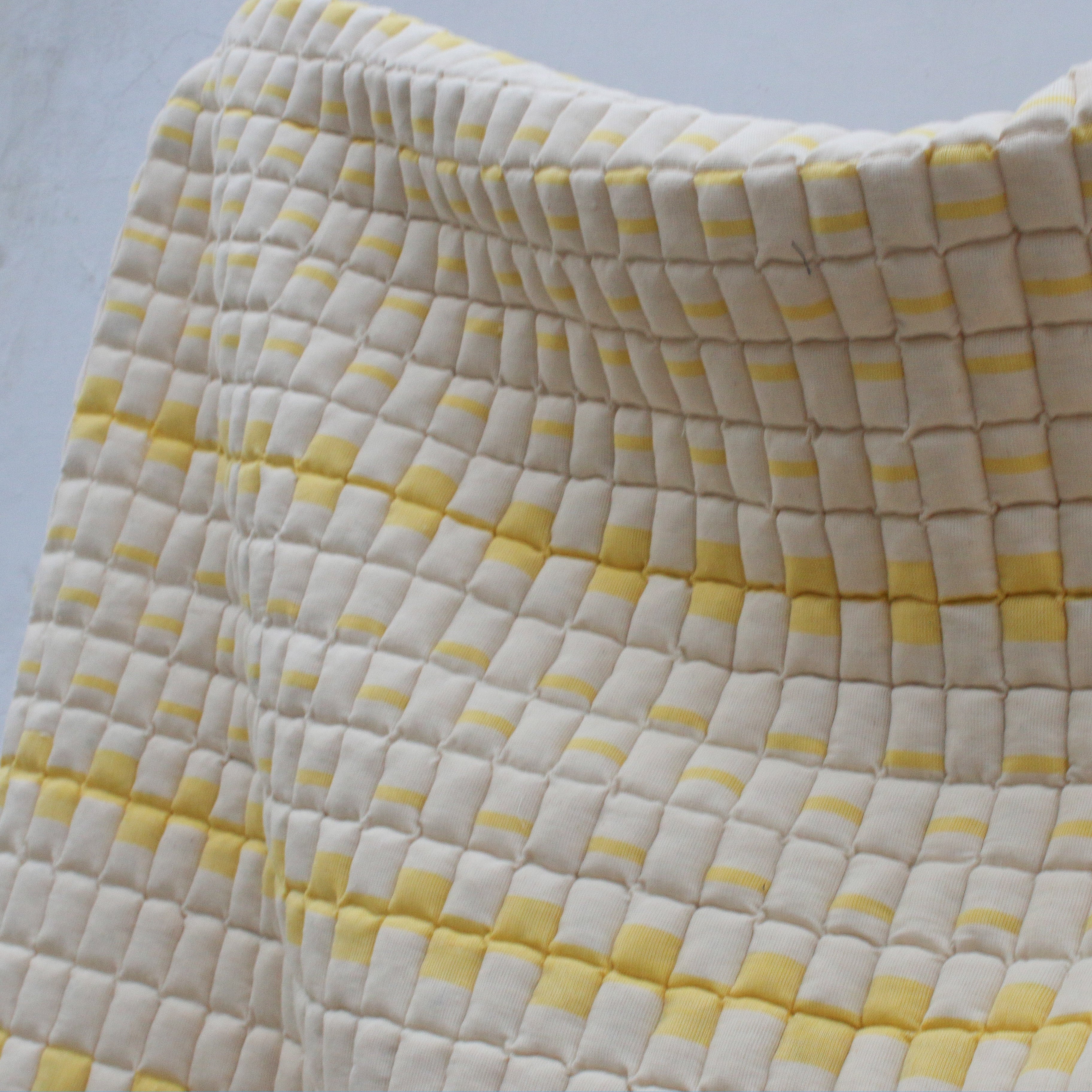 Sujni Quilt | Handcrafted Square Block Pattern Throw